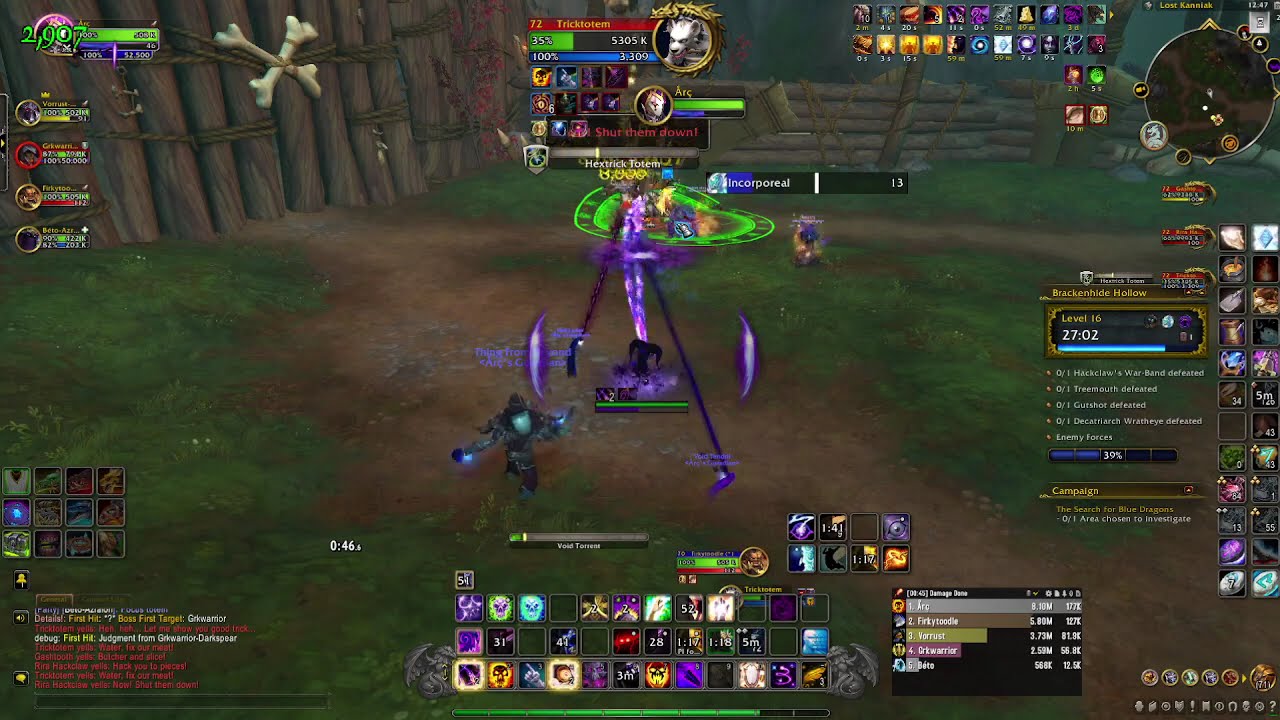 Brackenhide Hollow | Dungeon | +16 | Hackclaw's War-Band | Shadow Priest