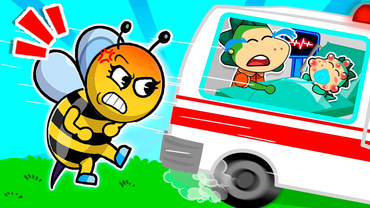 😱 Goo Is in Trouble! Angry Bees Attack! 🐝😡🔥 Fire Spike Kids Stories