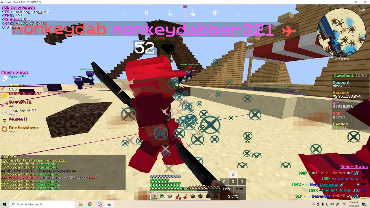 CosmicPvP Montage (Tons of max omni kills) Give Away Winner