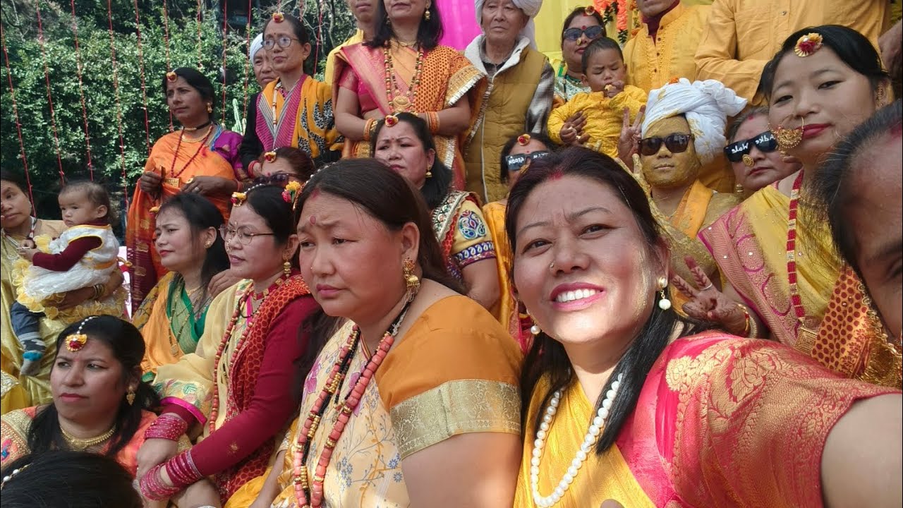 नवीन की हल्दी सेरिमनी सभी ने बहुत इंजॉय किया 🙏👍🥰