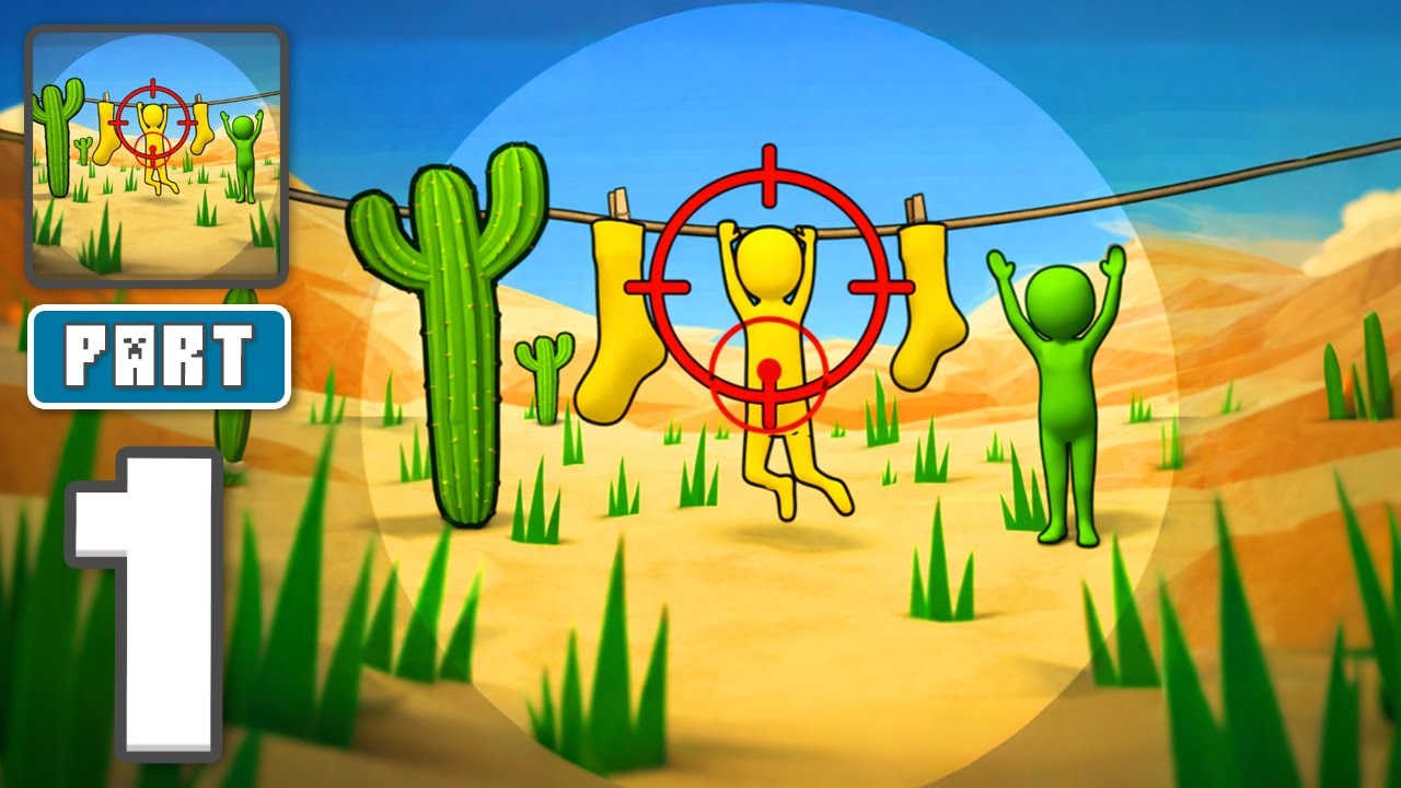 Camo Sniper - Gameplay Walkthrough Part 1 - Hidden Shots End Battles (iOS, Android)