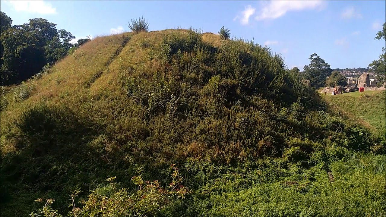 Berkhamsted Castle, a motte-and-bailey castle in Berkhamsted, Hertfordshire, UK.