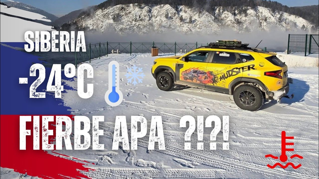 Ep.17 ❄️Pornire -24 grade❄️ Peisaje Siberiene cu GoPro 11🎬 Fluviul Enisei🚢 Arcul de Triumf Kansk🏛
