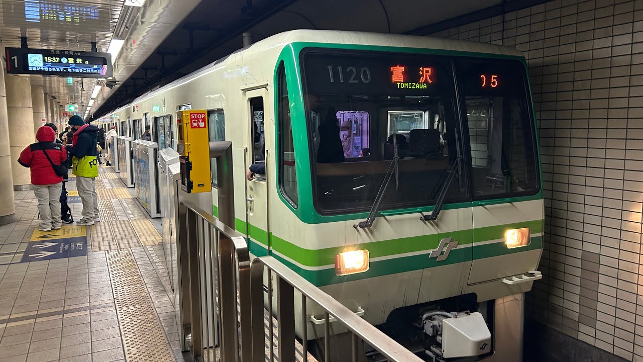 仙台市営地下鉄1000N系 発着、走行音 2026 2.19