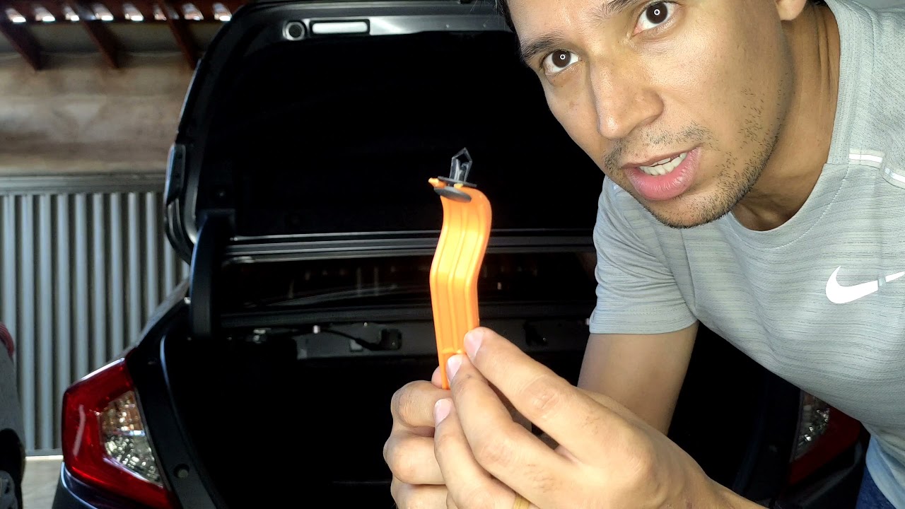 Como instalar aerofólio em LED no Honda Civic G10