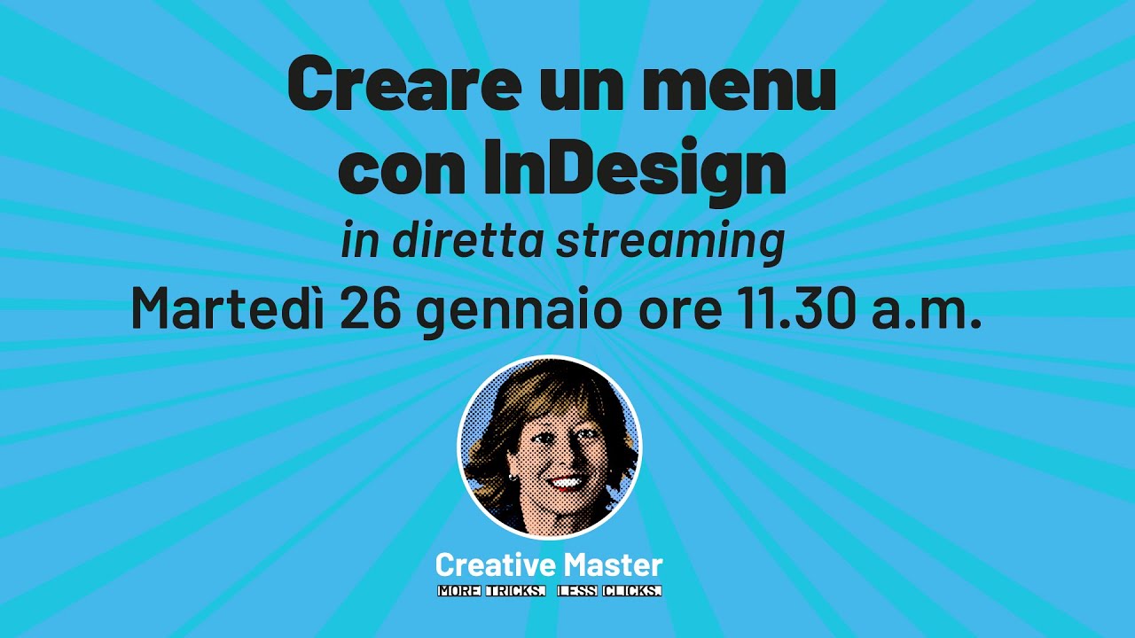 CREARE UN MENU con InDesign