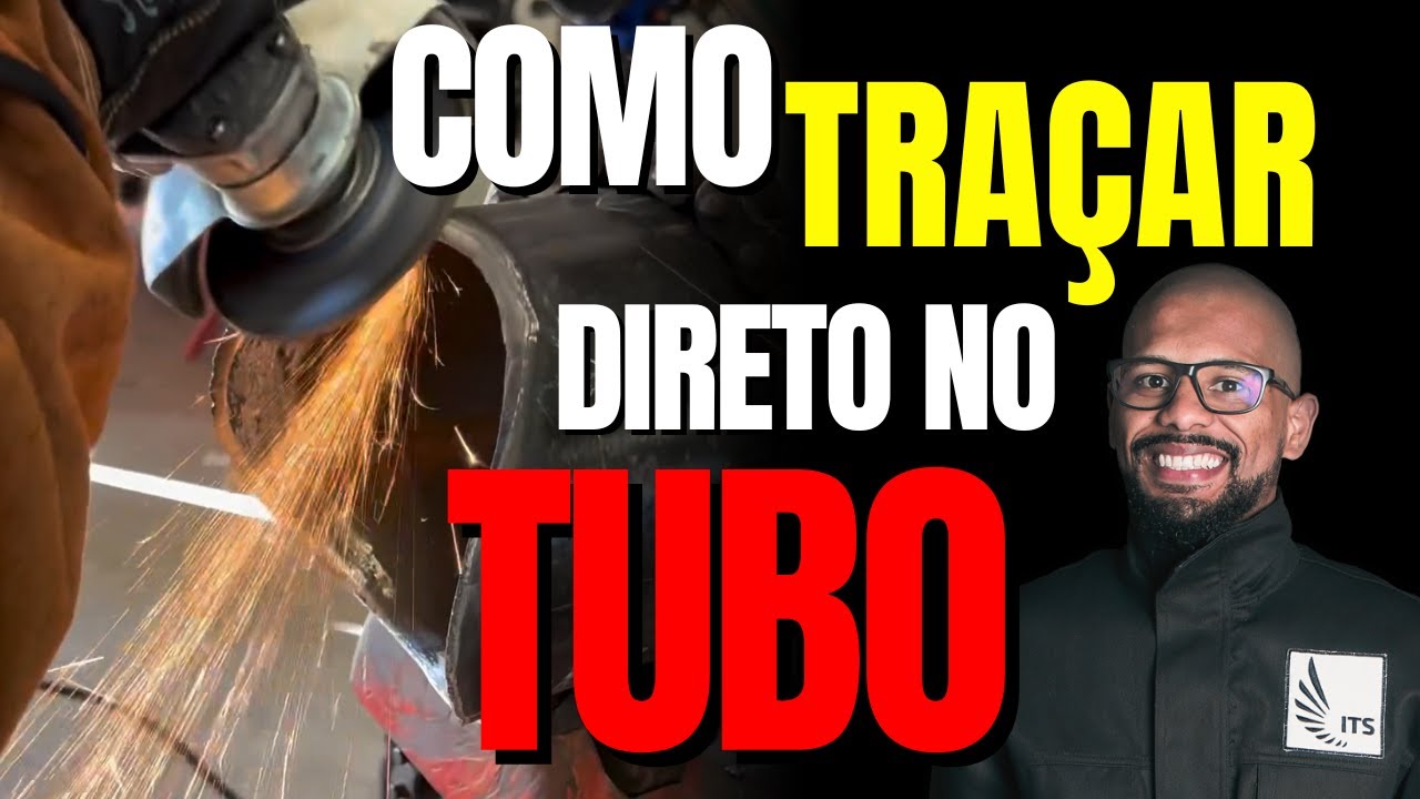 Como Traçar Diretamente na TUBULAÇÃO - Caldeiraria