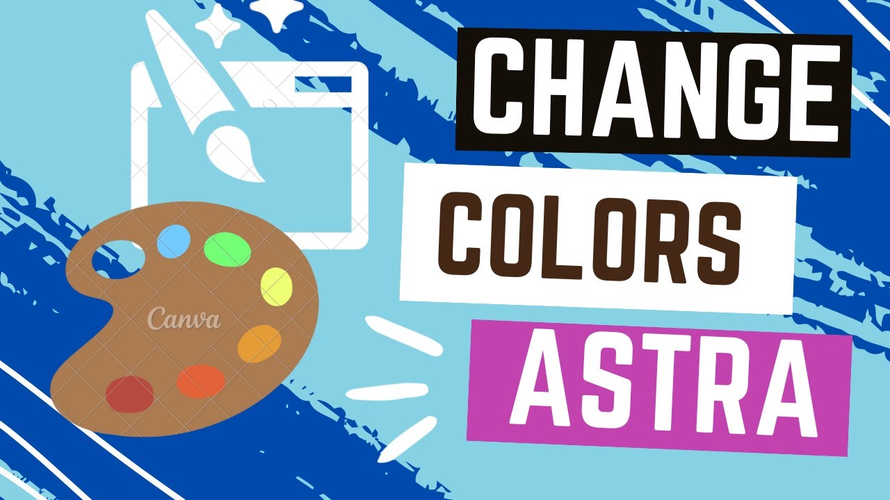 How do I change the color scheme in Astra?