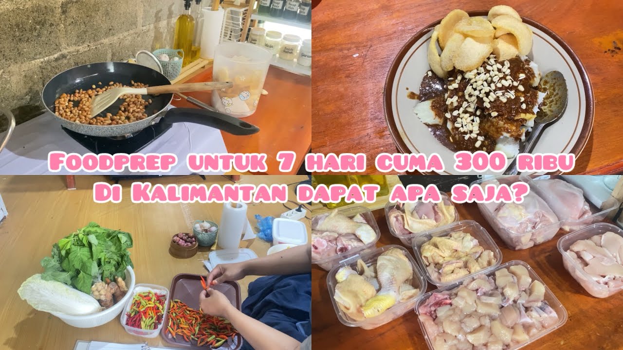 FOODPREP UNTUK SEMINGGU DAN MASAK LONTONG SAMBAL ‼️