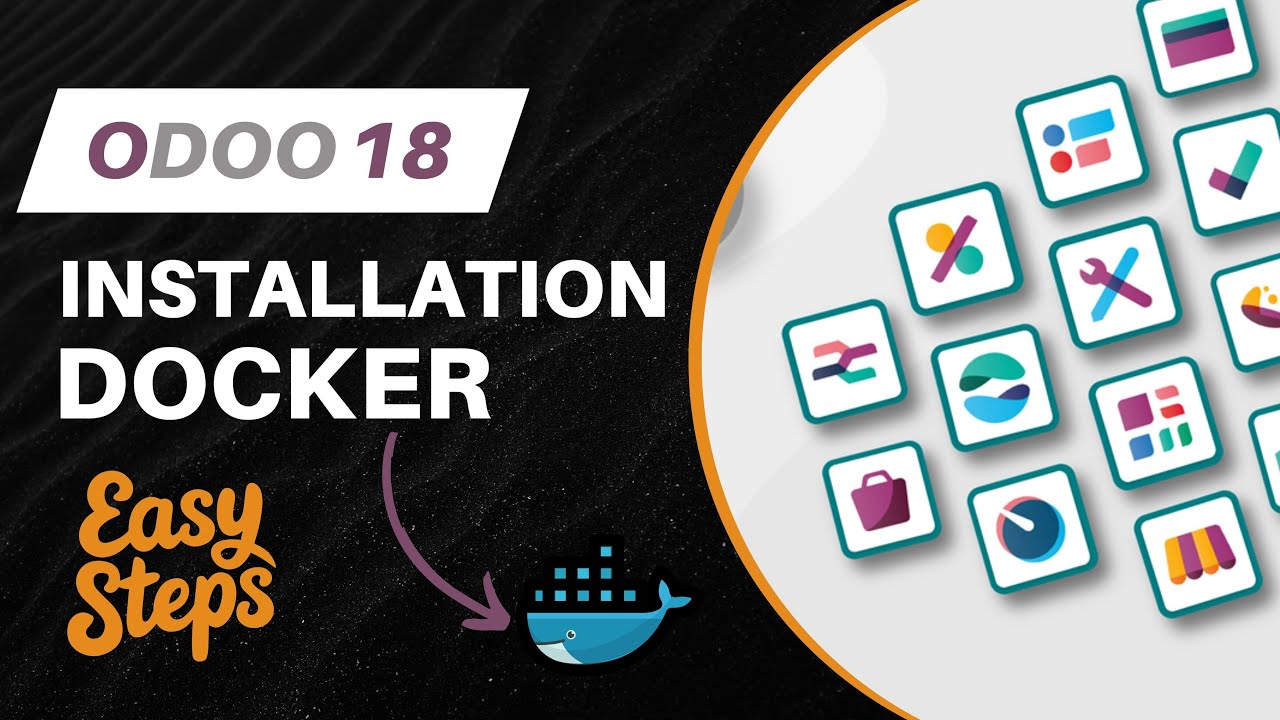 Odoo 18 Full Installation on Docker • Ubuntu 22.04 Desktop Step-by-Step Guide 