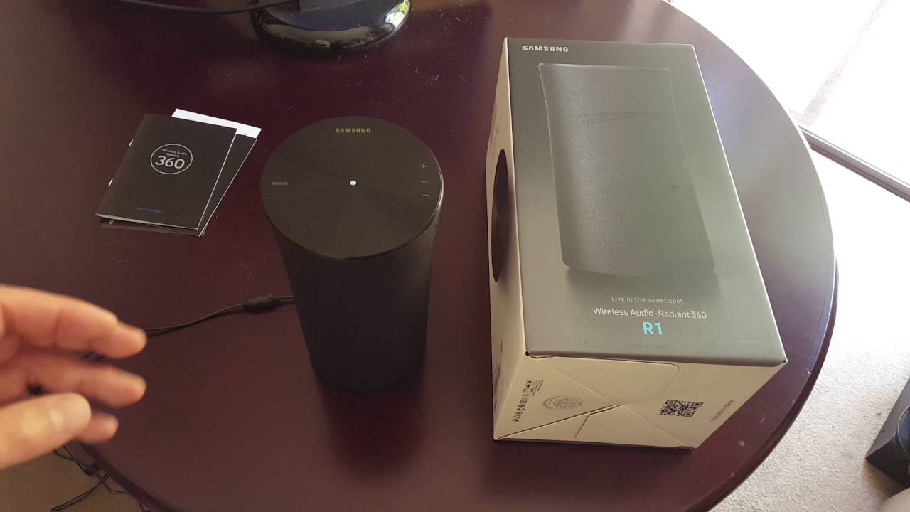 Samsung R1 Wireless Audio Surround Sound Cylindrical Speaker