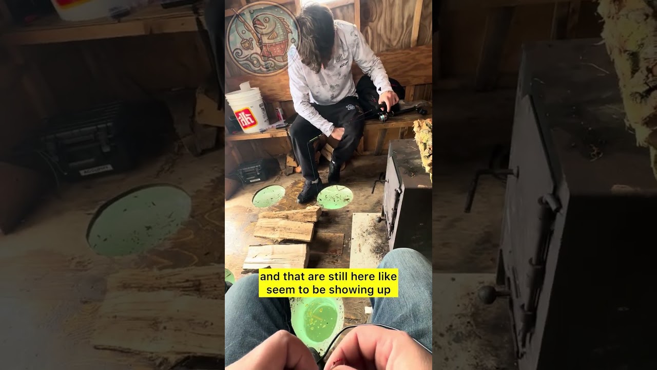Ice Fishing Long Point Dink City is Real #fishinshorts #icefishing #perchfishing #dinks #fishinglife