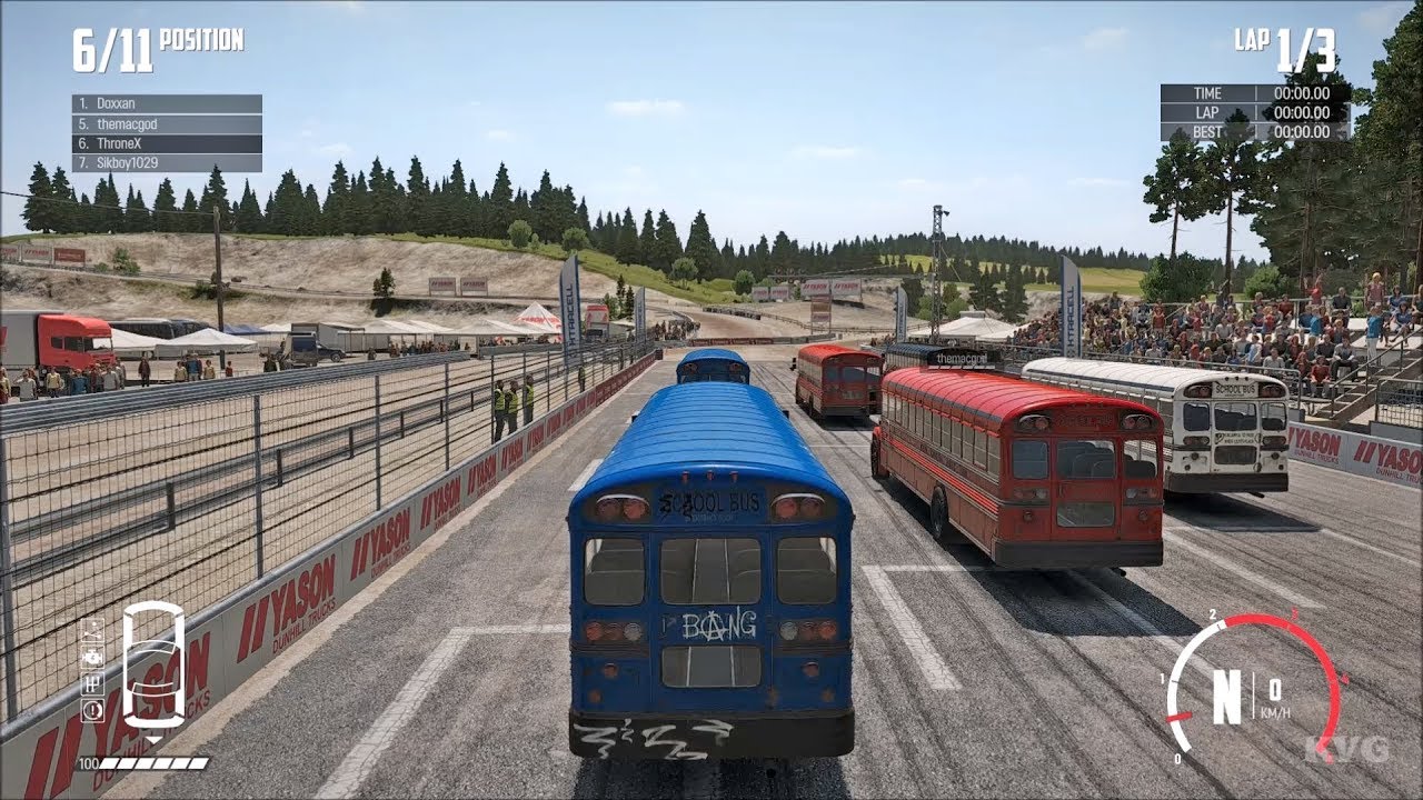 Wreckfest - School Bus Gameplay (PC HD) [1080p60FPS]