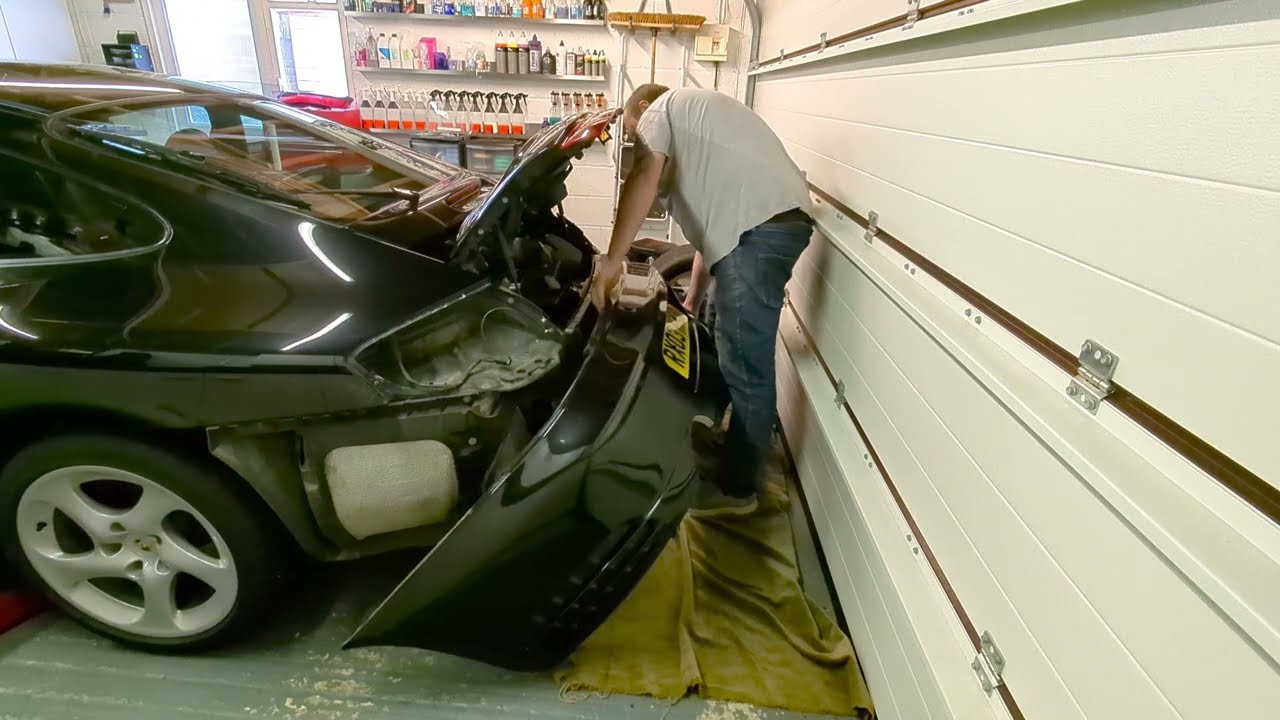 Porsche 996 rear bumper removal