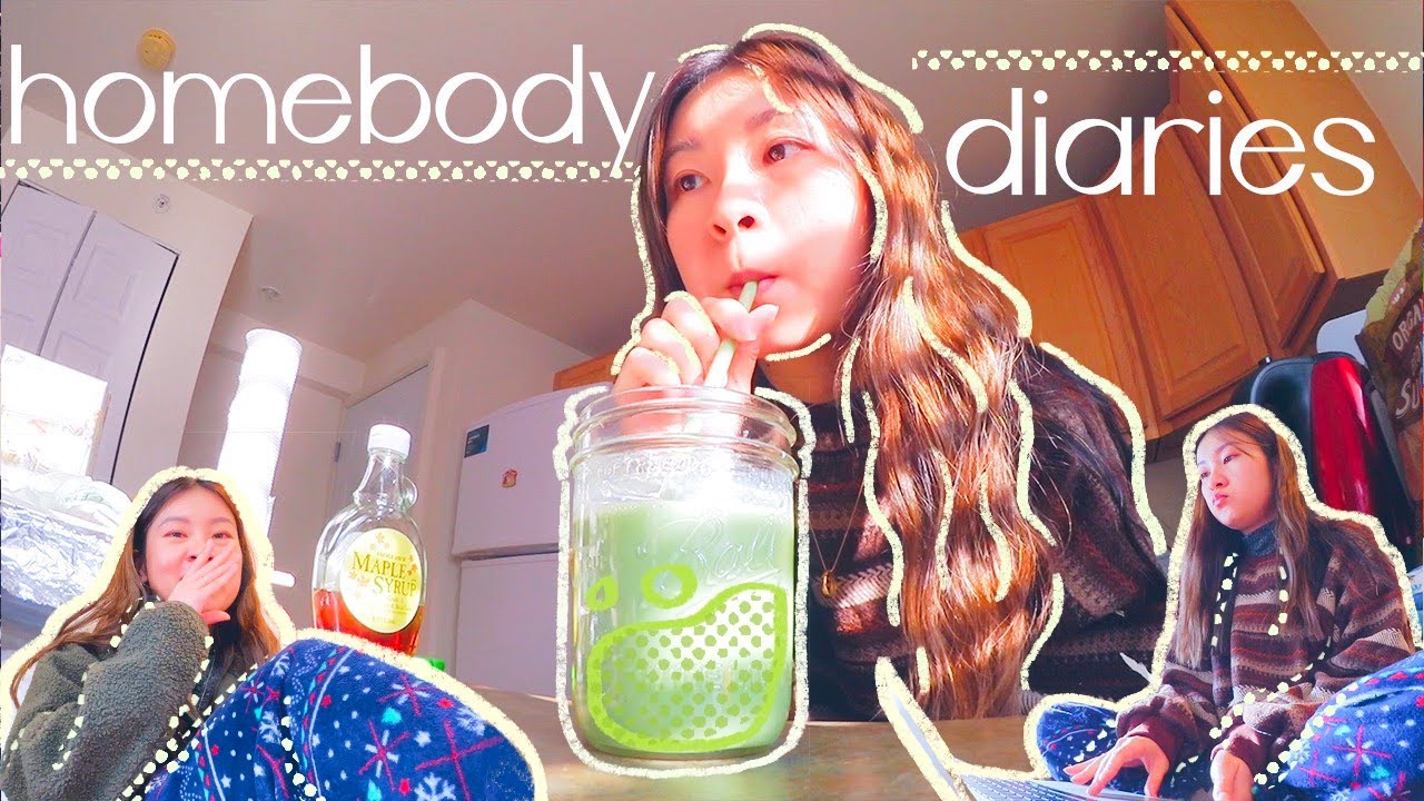 ✨ homebody diaries 01. part time artist life, pizza bread, snow storms, and many matchas 🍵🌨👩‍🎨