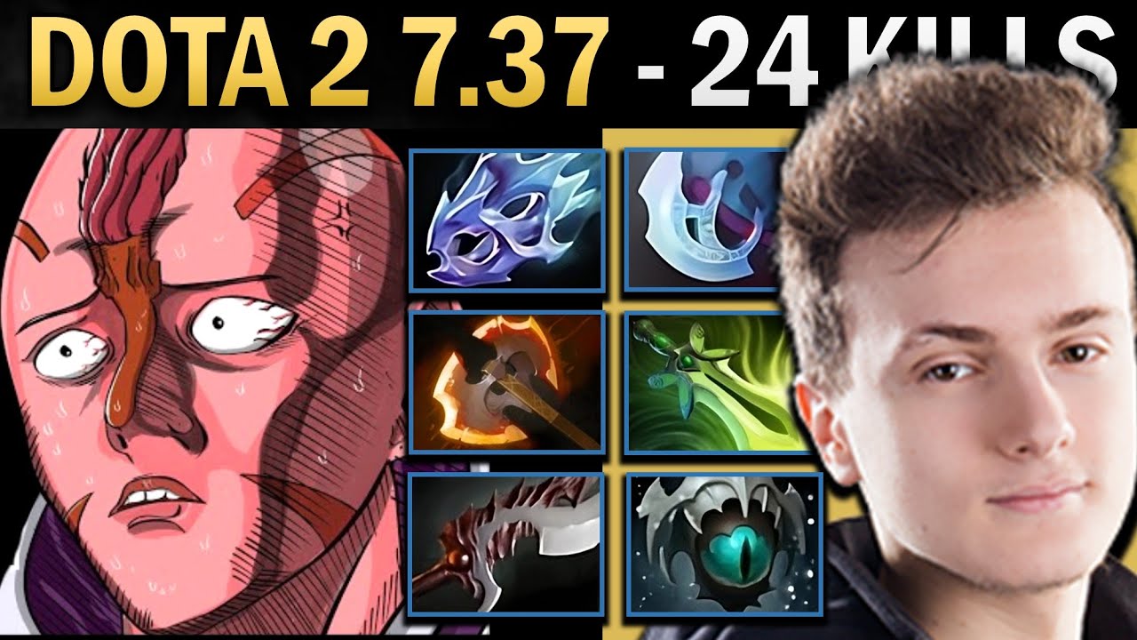 Anti-Mage Gameplay Miracle with Moon and 24 Kills - Dota 7.37