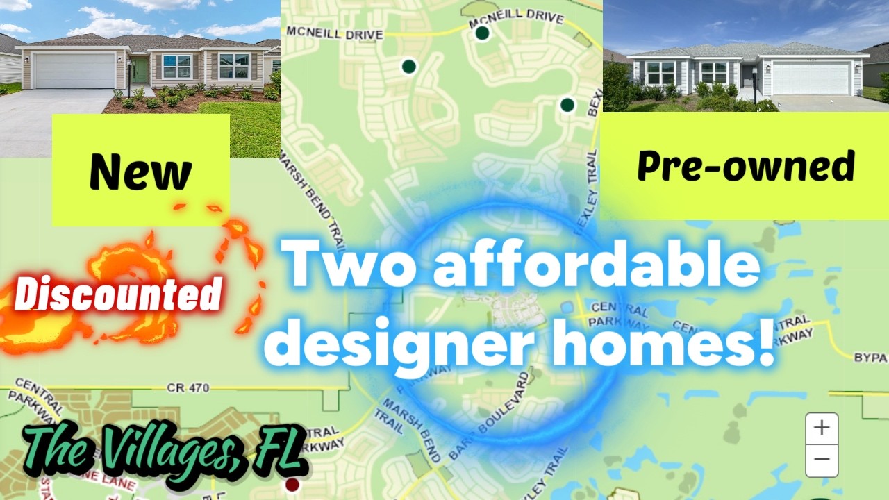 Newly discounted affordable designer home! The Villages, FL