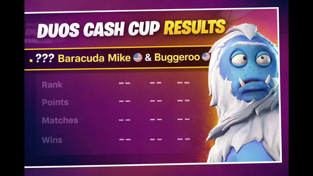 My Best Victory Cash Cup - Fortnite