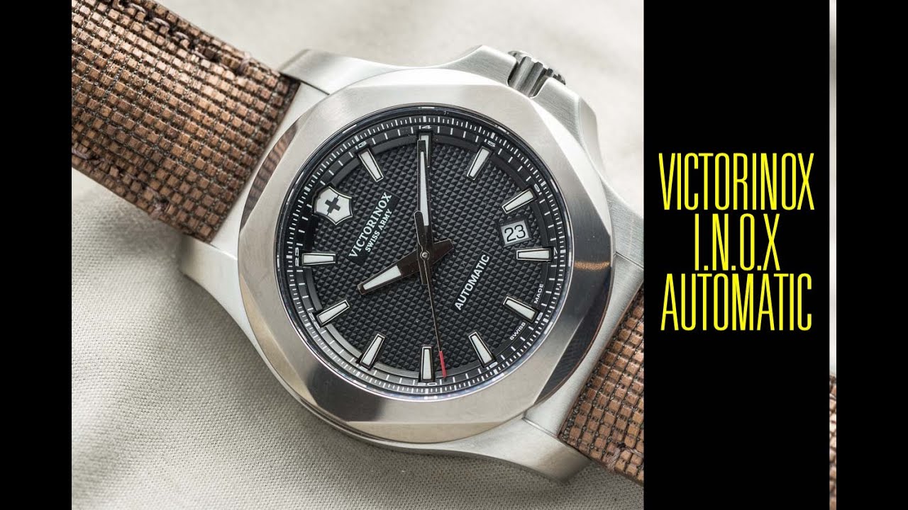 Victorinox Swiss Army Inox I.N.O.X Black Automatic 241836 | Review Valjoux Relogios