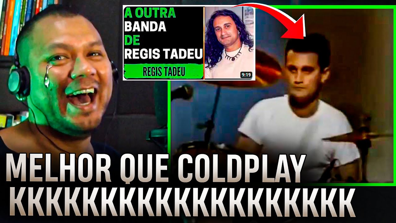 Regis Tadeu é um BATERISTA MEDÍOCRE desde novo kkkkkk