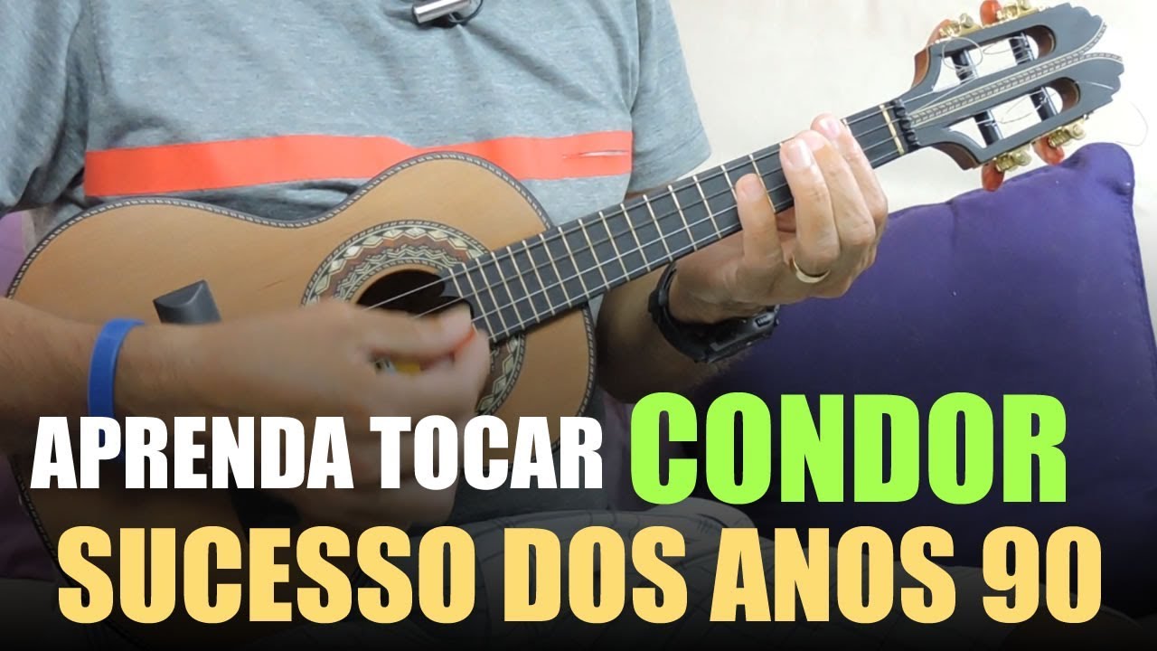 Aprenda Tocar a Música Condor no Cavaquinho - Sucesso do Pagode 90 - Professor Damiro