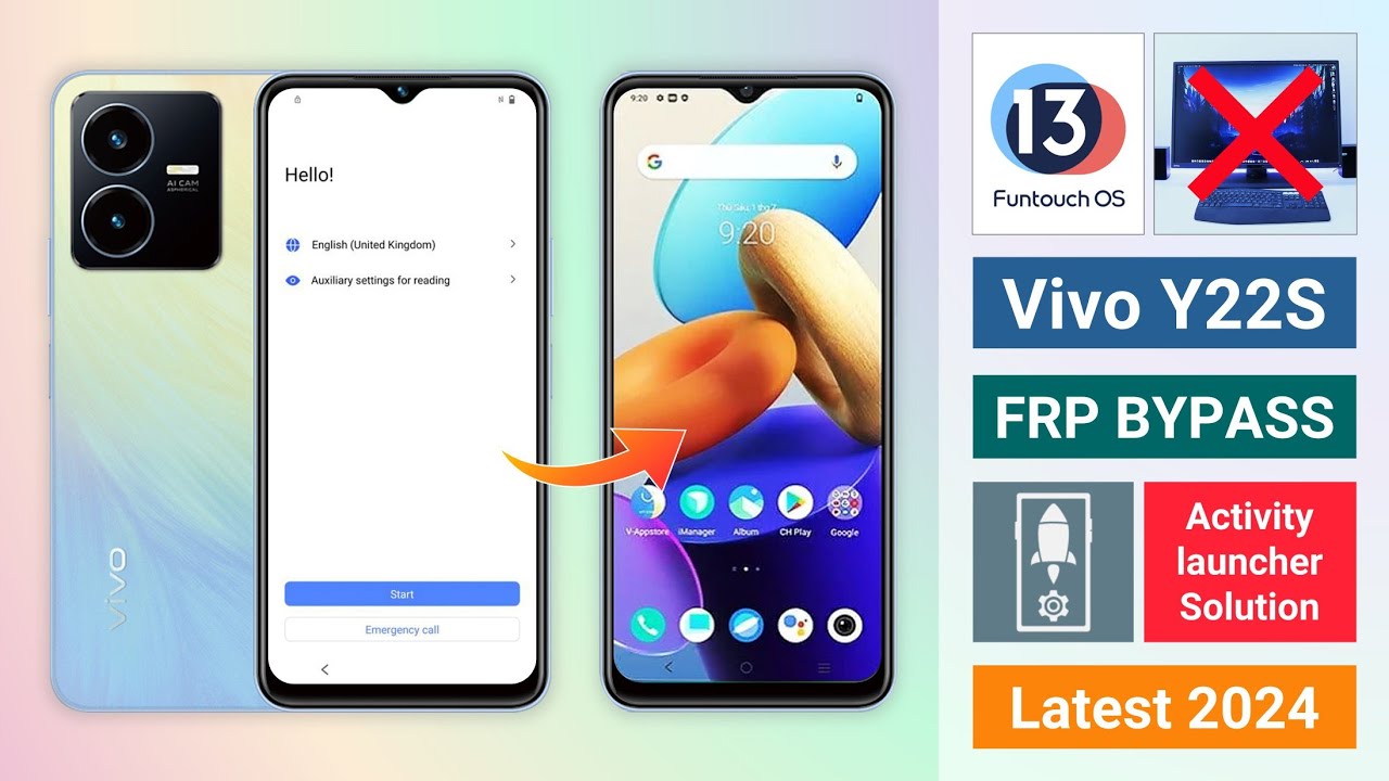Vivo Y22S FRP Bypass | All Vivo FRP & Google Account Unlock Latest Security