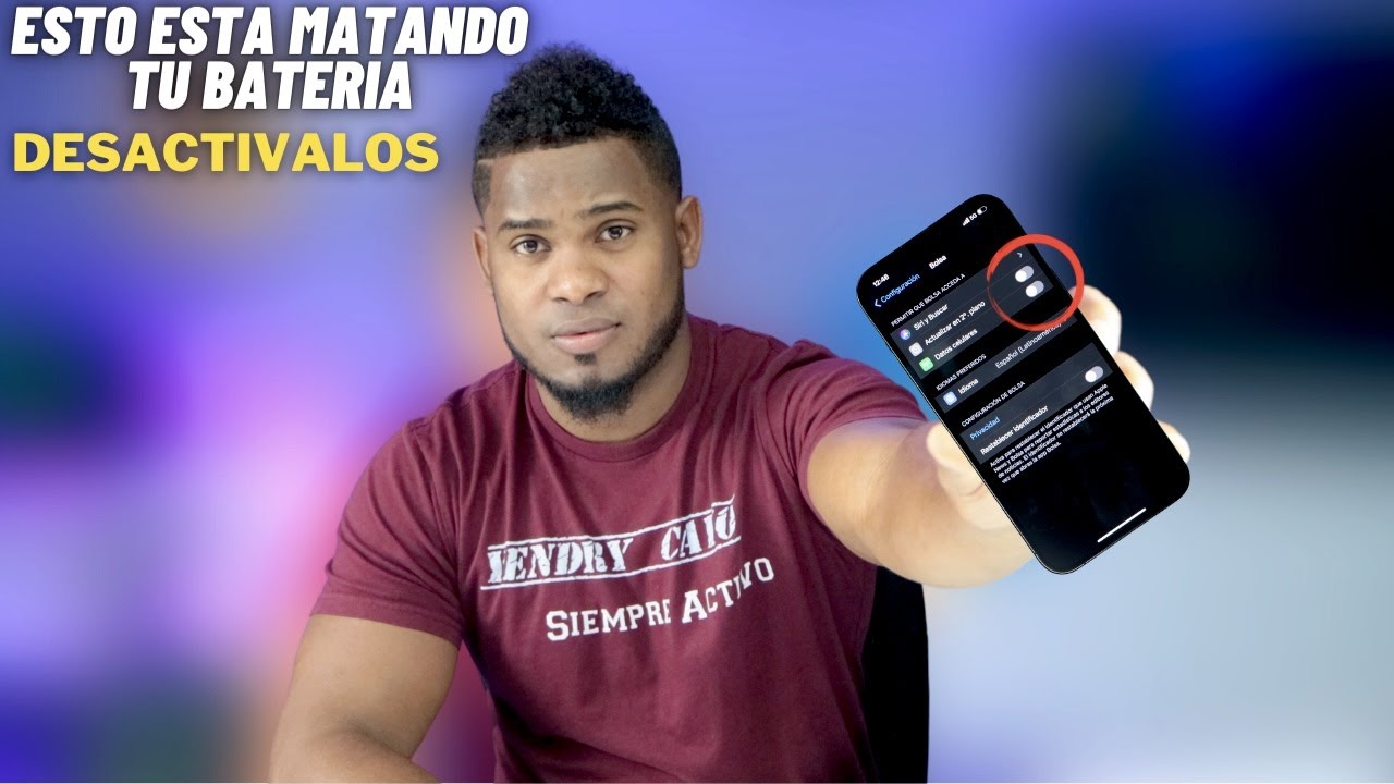 Haz Esto Si tu iPhone se descarga muy Rápido