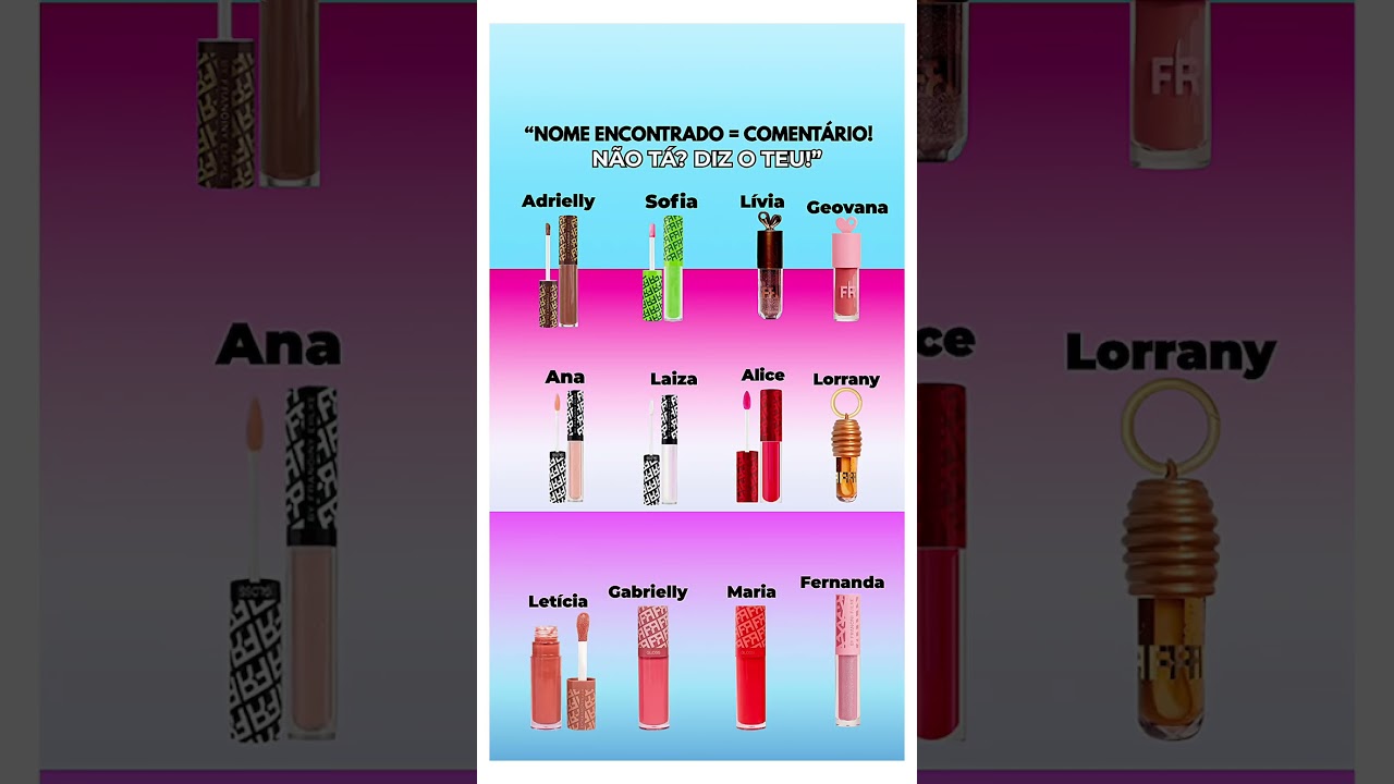 Todos os Gloss da  franciny ehlke  #gloss #francinyehlke #lip #lipoil #maquiagem #shortvideo #short