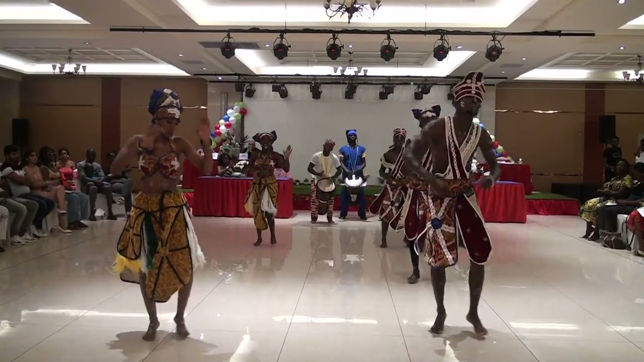 Liberians Culture Dance at the First Junior Ballroom Dance Competition in Liberia.