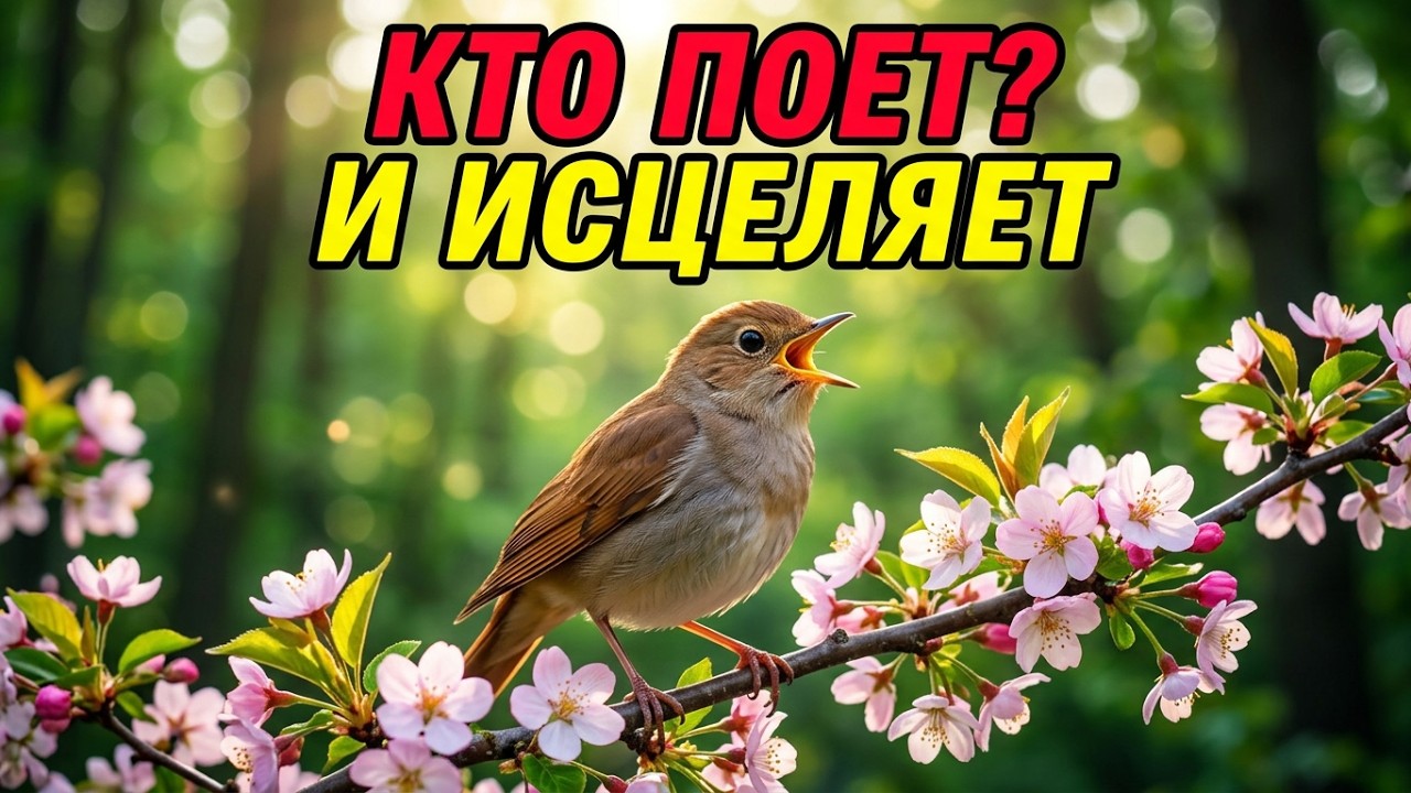 Соловьиное Пение в Лесу у Ручья Подарит Вам Ощущение Счастья!  Звуки Природы Для Души и Тела. ASMR
