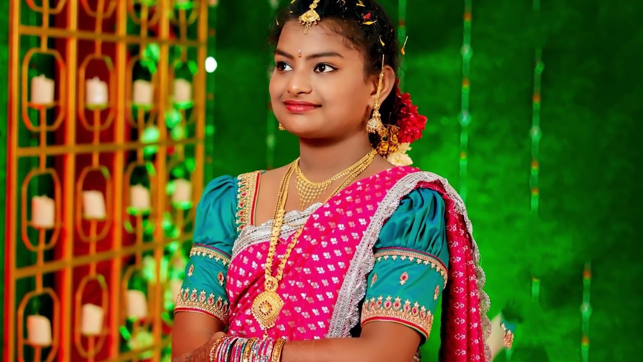Divya Half Saree Ceremony By NBA Photography services