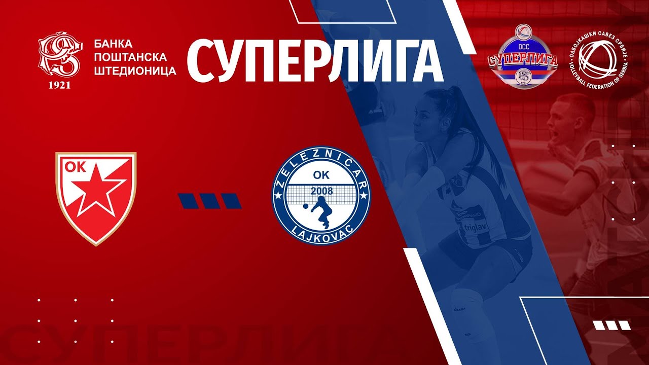 CRVENA ZVEZDA 🆚ZELEZNICAR 3:2  /13. KOLO BANKA POŠTANSKA ŠTEDIONICA SUPERLIGE ZA ODBOJKAŠICE/