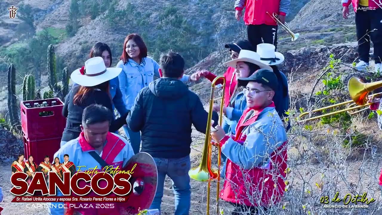 SANCOS 2025 / TRADICIONAL ALBA - ANUNCIO DE LA BANDA / Video Oficial