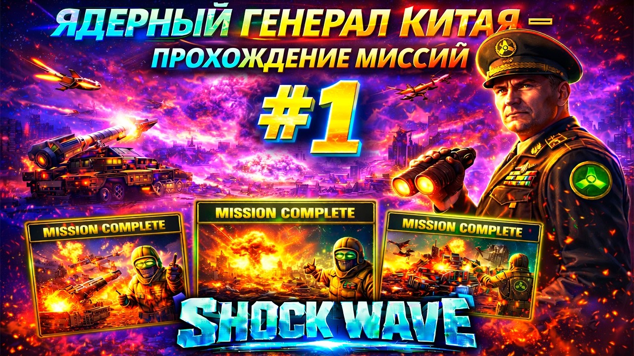 ПРОХОЖДЕНИЕ МИССИЙ: ГЕНЕРАЛ ТАО #1 (SHOCK WAVE GENERALS)