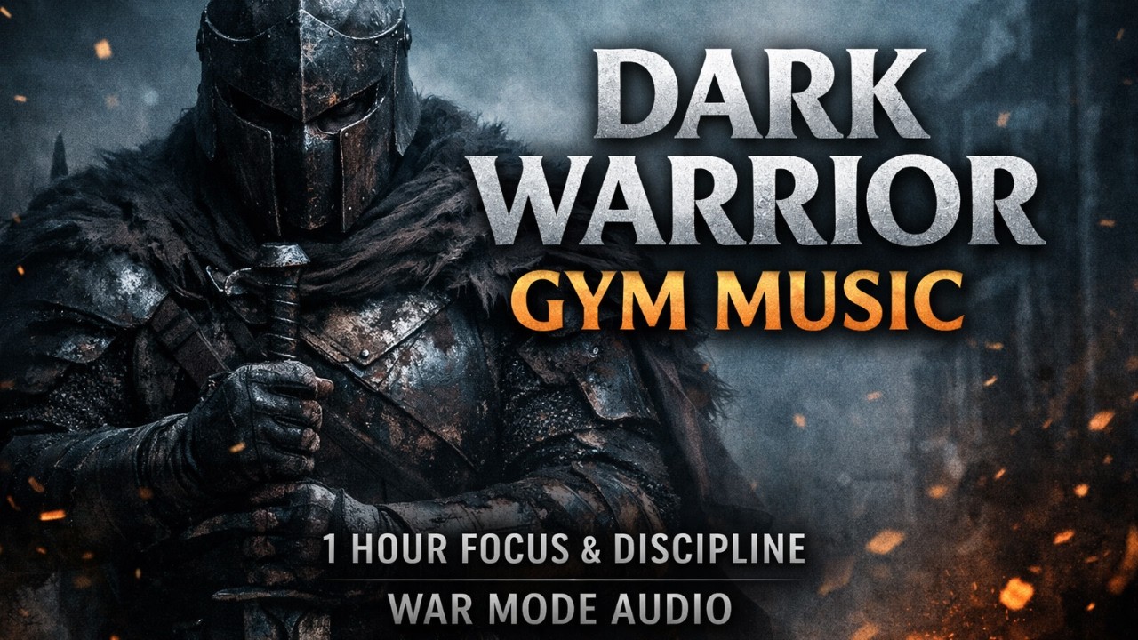 Dark Warrior Gym Music – 1 Hour Focus & Discipline | WAR MODE AUDIO