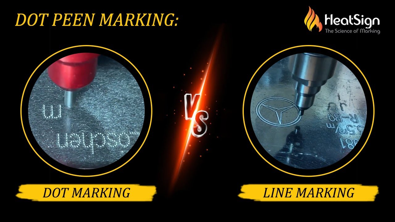 Dot Peen Marking: Dot Marking VS Line Marking - HeatSign