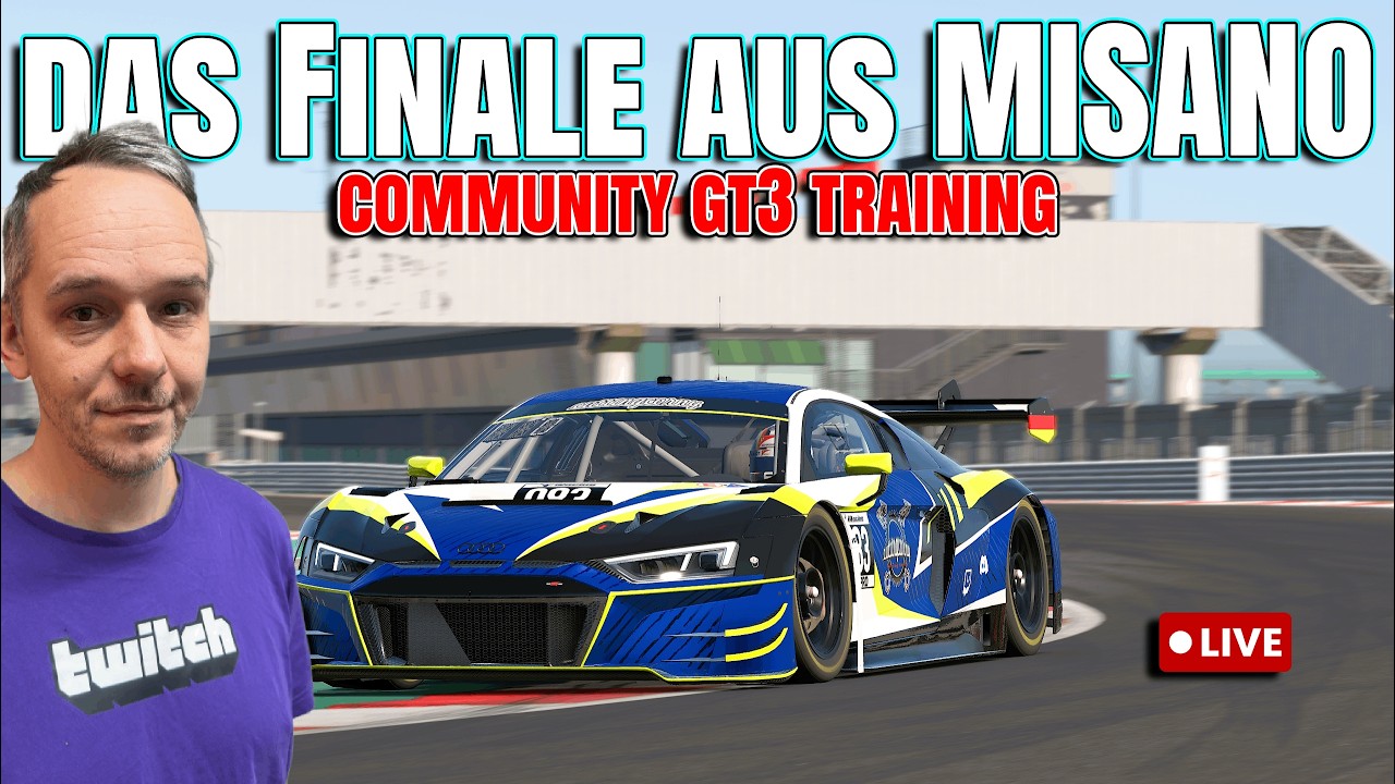 Community GT3 Rennen und Training aus MISANO .....  JEDER kann Teilnehmen-JOIN Discord
