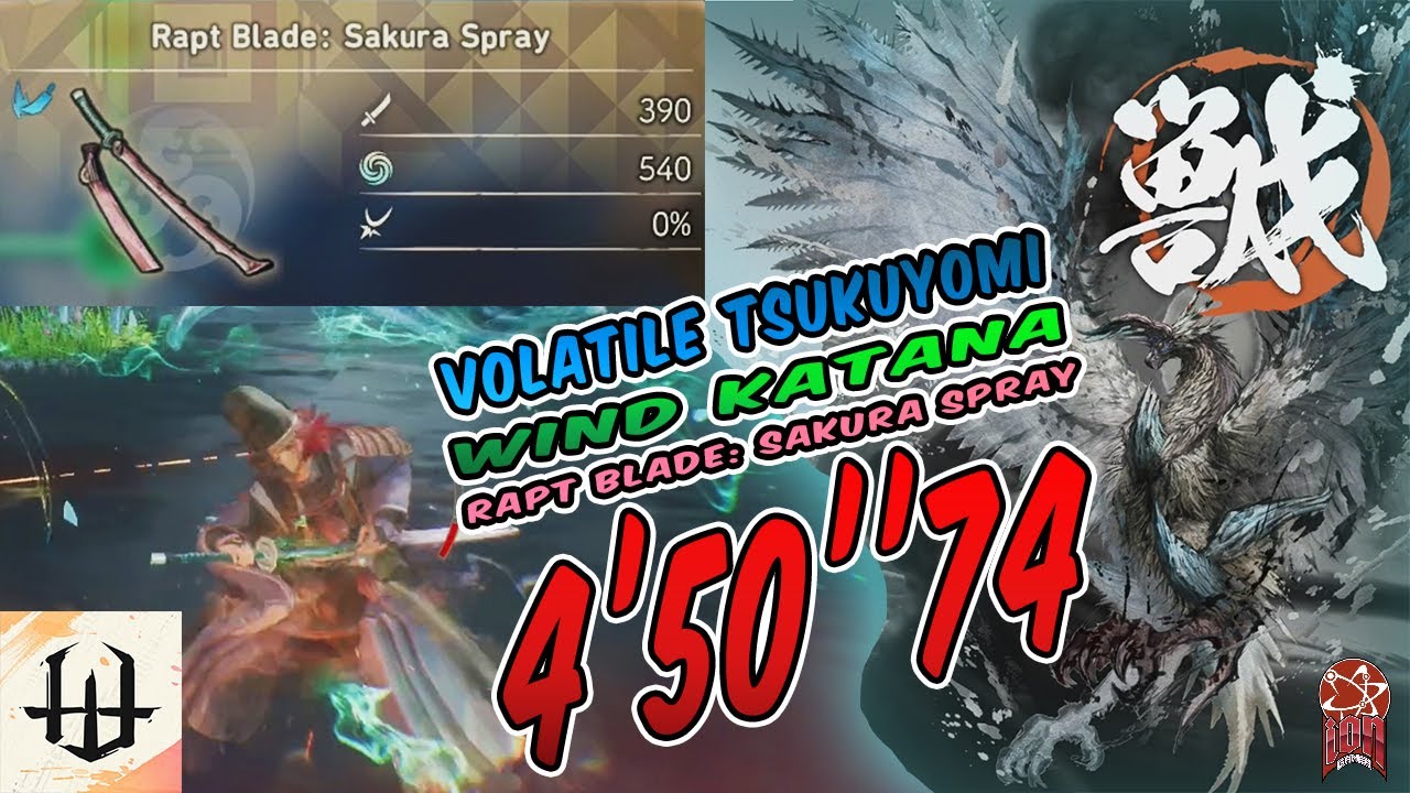 WILD HEARTS -VOLATILE TSUKUYOMI VS WIND KATANA BUILD - 4'50''74 - SOLO - PS5