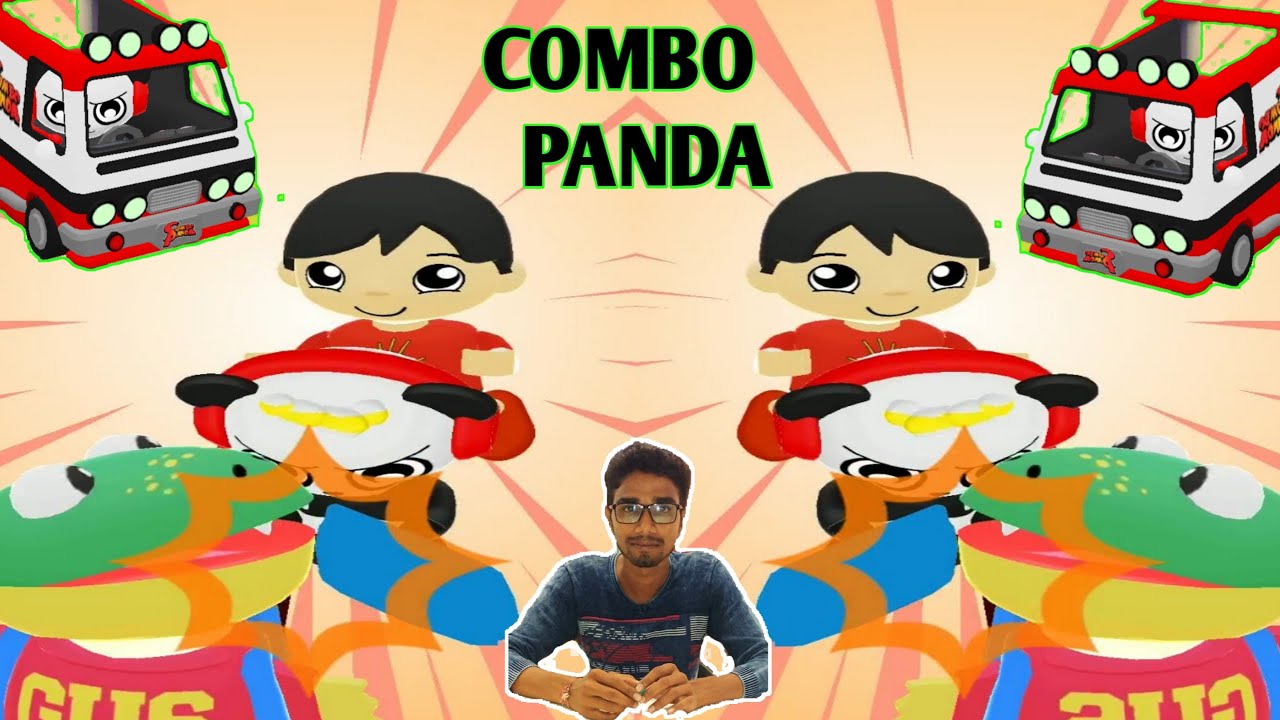 Tag With Ryan Funny Character Combo Panda Mirror Gameplay !!! Combo Panda Van !!!