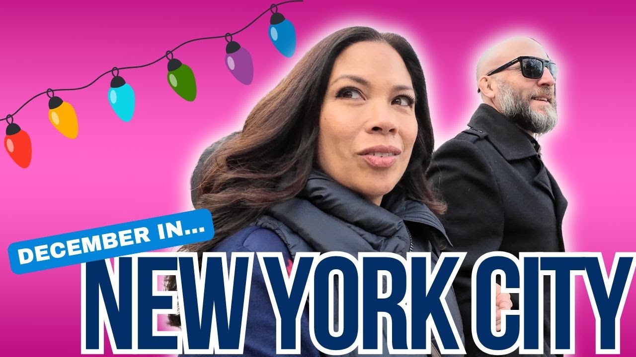 WHOA!  ROCKEFELLER, SAKS, LV, HOLIDAY LIGHTS IN NYC! WARM DECEMBER WALK IN NYC'S CENTRAL PARK!