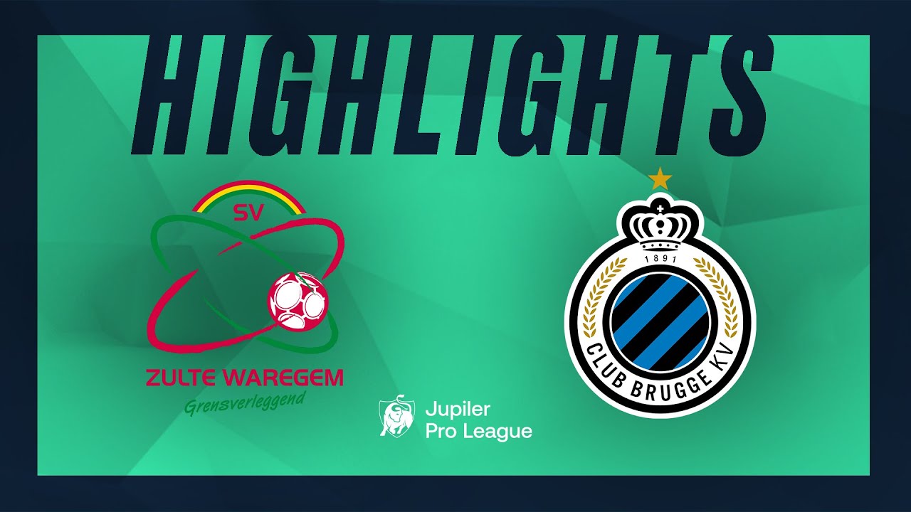 SV Zulte Waregem – Club Brugge hoogtepunten