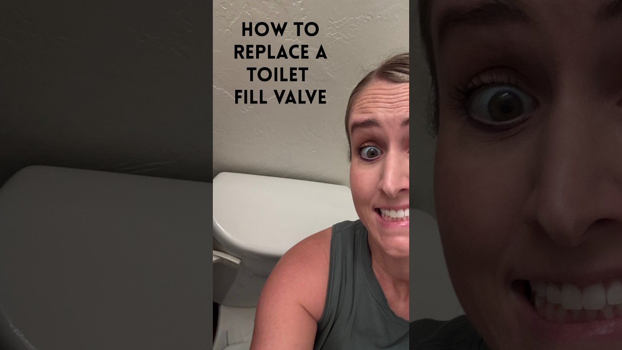 How to replace a toilet tank fill valve and stop whistling toilet #diy #plumbingtime