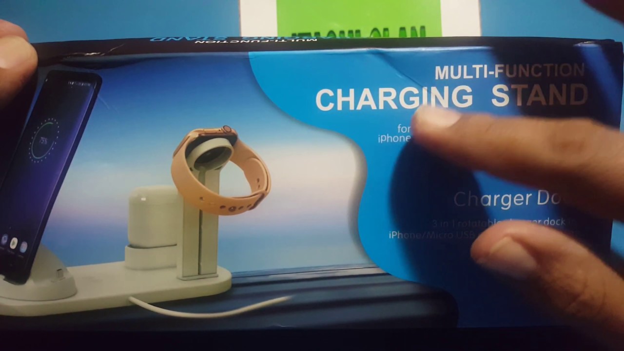 Charging Stand Multi-Function 6 En 1 Unboxing Y Review En Español