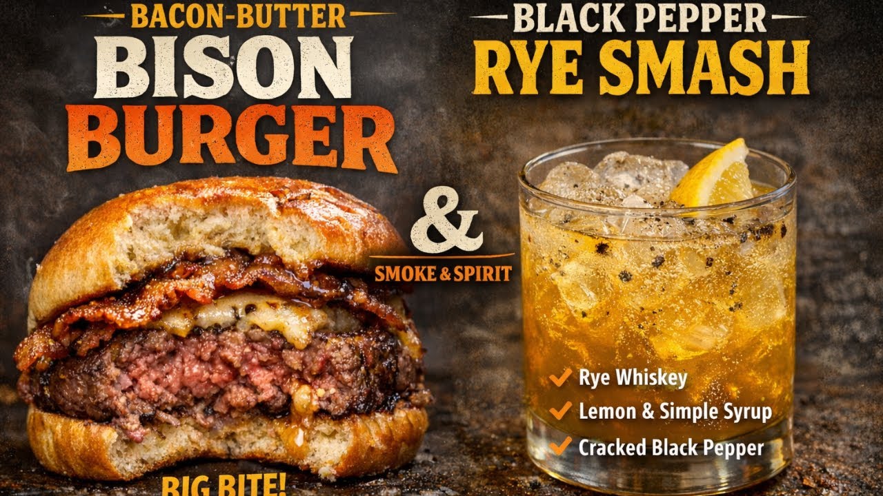 Don’t Ruin Bison Burgers – Smoked Bacon-Butter Perfection