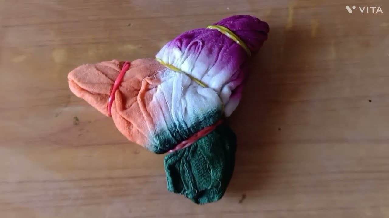 Tie Dye Tutorial for bedsheet / pillow cover / washing machine cover