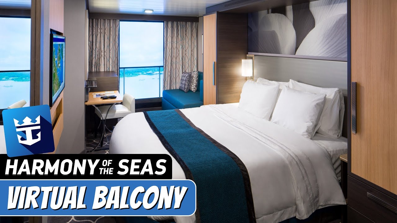 Harmony of the Seas | Внутренняя каюта с виртуальным балконом: тур и обзор в формате 4K | Royal C...