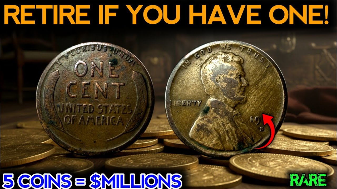 Top 5 Valuable, Expensive & Ultra Rare Lincoln Wheat Pennies That Could Change Your Life! 