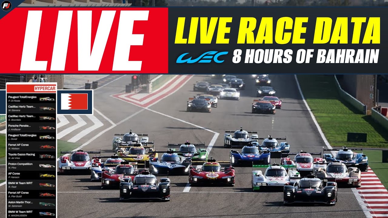 LIVE WEC 8 Hours of Bahrain 2025 Live Race Data