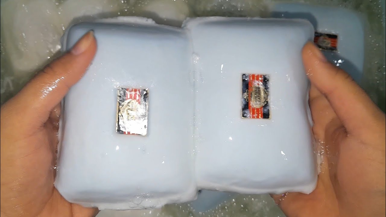 ~ASMR~Imperial Leather Blue💙And White🤍 Mushy Soaked Soap Asmr | Super Soaked Soap #asmrsounds #mushy