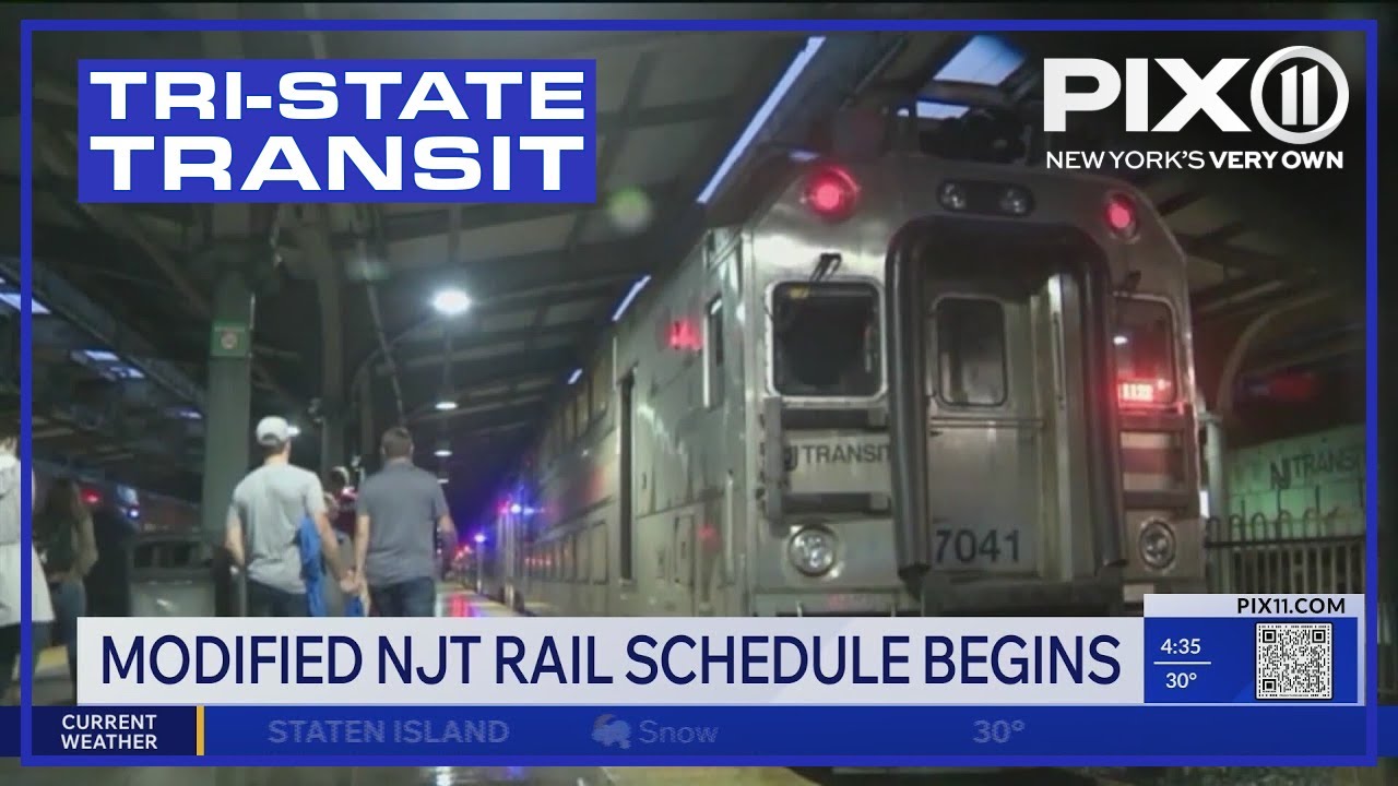 Major reduction for NJ Transit rail service